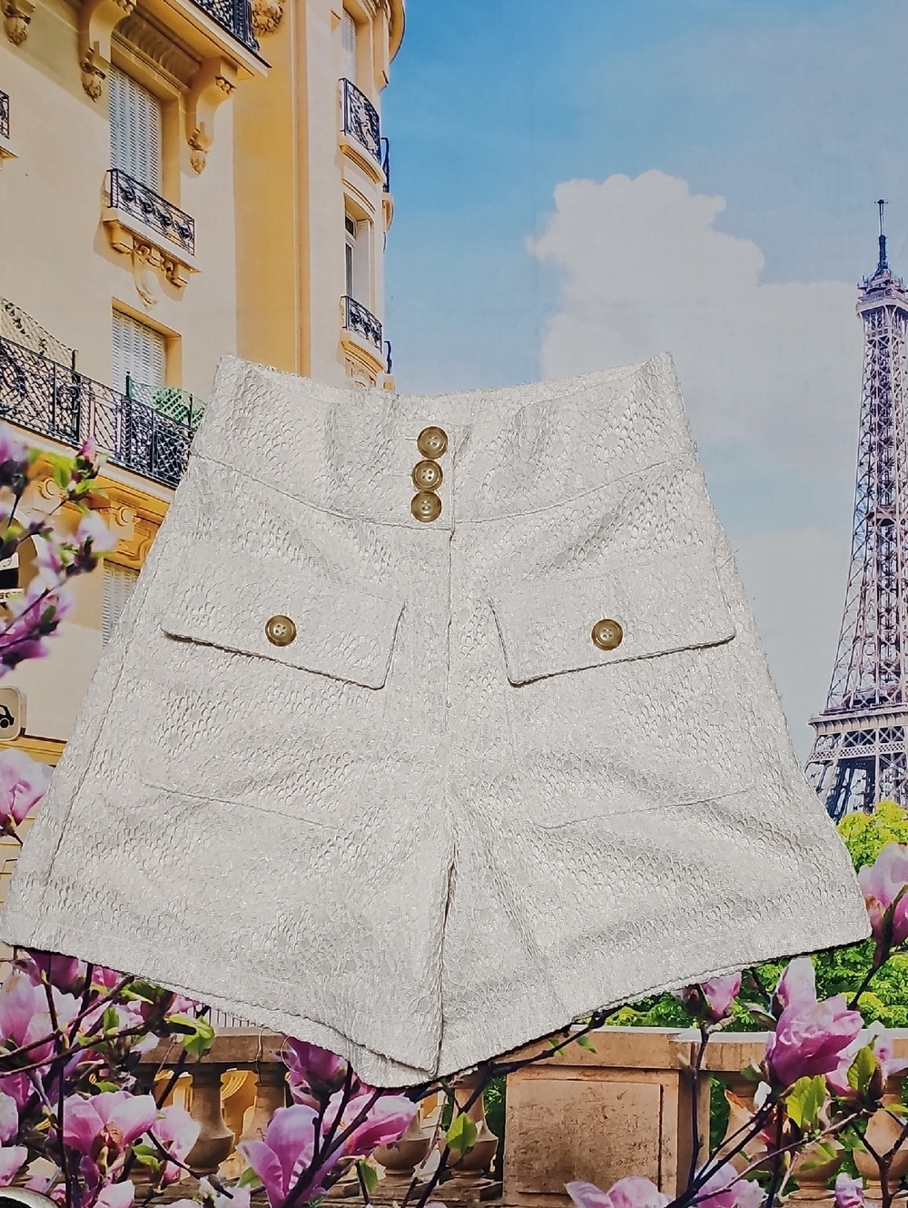 Sister‎ Jane High Waist Lace Design Shorts Size 6